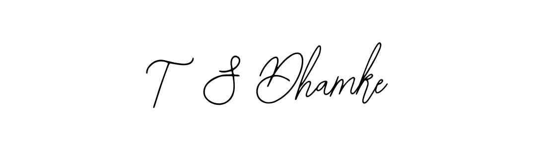 Best and Professional Signature Style for T  S Dhamke. Bearetta-2O07w Best Signature Style Collection. T  S Dhamke signature style 12 images and pictures png