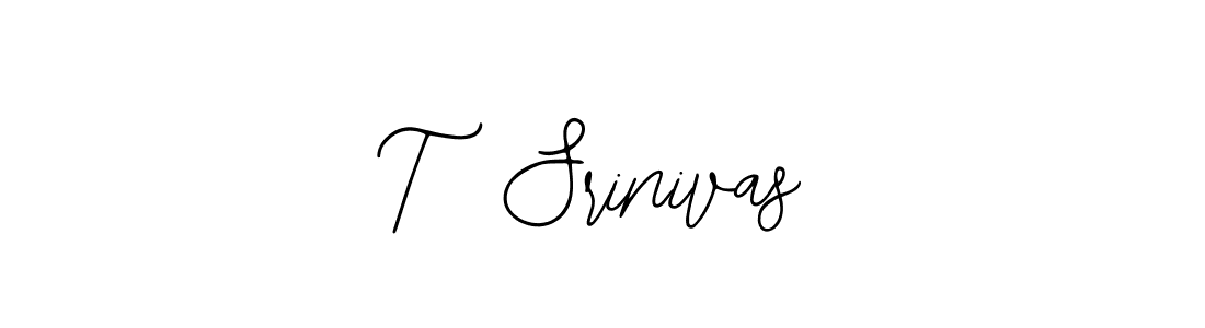 Also we have T  Srinivas name is the best signature style. Create professional handwritten signature collection using Bearetta-2O07w autograph style. T  Srinivas signature style 12 images and pictures png