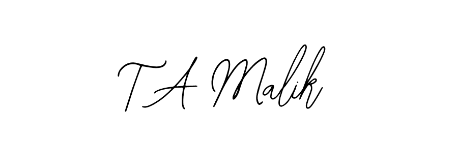 You can use this online signature creator to create a handwritten signature for the name T A Malik. This is the best online autograph maker. T A Malik signature style 12 images and pictures png