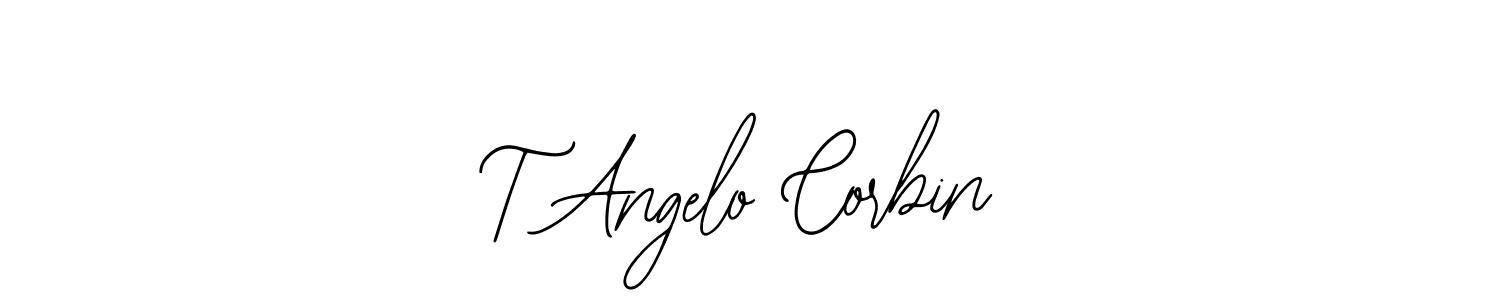 Also we have T Angelo Corbin name is the best signature style. Create professional handwritten signature collection using Bearetta-2O07w autograph style. T Angelo Corbin signature style 12 images and pictures png