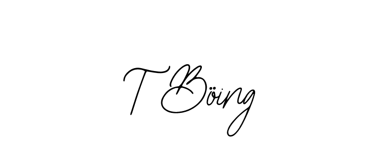 Also we have T Böing name is the best signature style. Create professional handwritten signature collection using Bearetta-2O07w autograph style. T Böing signature style 12 images and pictures png