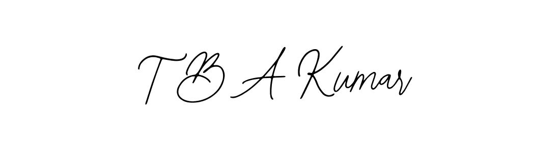 Make a short T B A Kumar signature style. Manage your documents anywhere anytime using Bearetta-2O07w. Create and add eSignatures, submit forms, share and send files easily. T B A Kumar signature style 12 images and pictures png