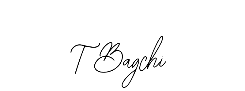 Make a beautiful signature design for name T Bagchi. Use this online signature maker to create a handwritten signature for free. T Bagchi signature style 12 images and pictures png