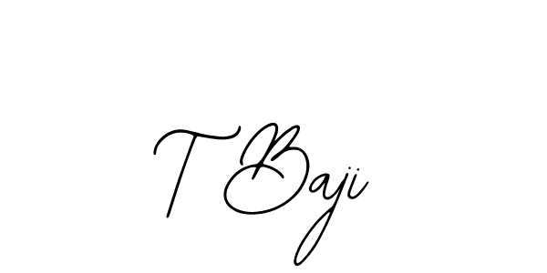 Make a beautiful signature design for name T Baji. With this signature (Bearetta-2O07w) style, you can create a handwritten signature for free. T Baji signature style 12 images and pictures png
