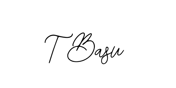 T Basu stylish signature style. Best Handwritten Sign (Bearetta-2O07w) for my name. Handwritten Signature Collection Ideas for my name T Basu. T Basu signature style 12 images and pictures png