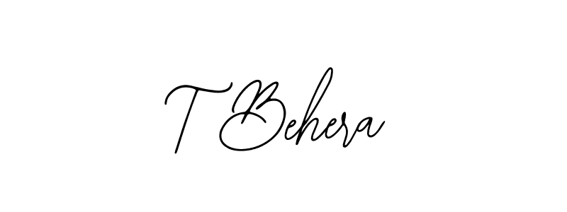 if you are searching for the best signature style for your name T Behera. so please give up your signature search. here we have designed multiple signature styles  using Bearetta-2O07w. T Behera signature style 12 images and pictures png