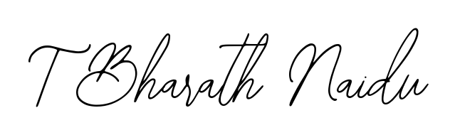Use a signature maker to create a handwritten signature online. With this signature software, you can design (Bearetta-2O07w) your own signature for name T Bharath Naidu. T Bharath Naidu signature style 12 images and pictures png
