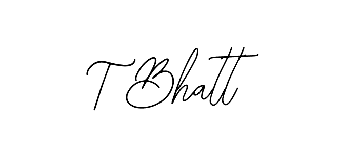 How to Draw T Bhatt signature style? Bearetta-2O07w is a latest design signature styles for name T Bhatt. T Bhatt signature style 12 images and pictures png