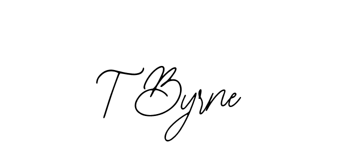 The best way (Bearetta-2O07w) to make a short signature is to pick only two or three words in your name. The name T Byrne include a total of six letters. For converting this name. T Byrne signature style 12 images and pictures png