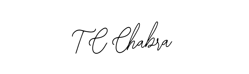 if you are searching for the best signature style for your name T C Chabra. so please give up your signature search. here we have designed multiple signature styles  using Bearetta-2O07w. T C Chabra signature style 12 images and pictures png