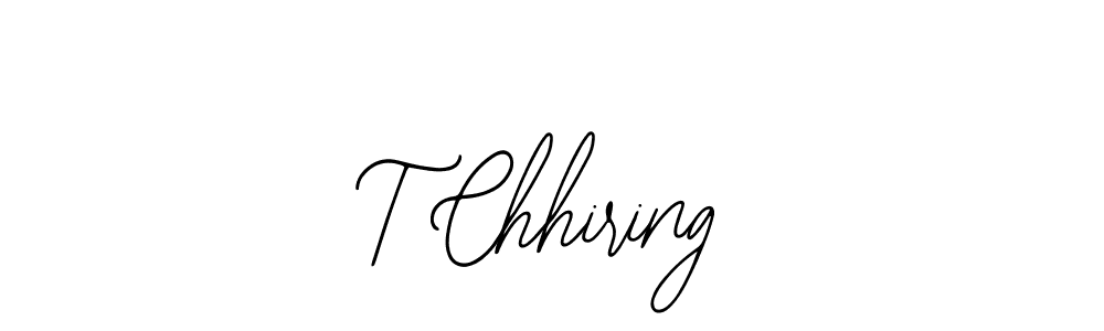 Make a beautiful signature design for name T Chhiring. Use this online signature maker to create a handwritten signature for free. T Chhiring signature style 12 images and pictures png