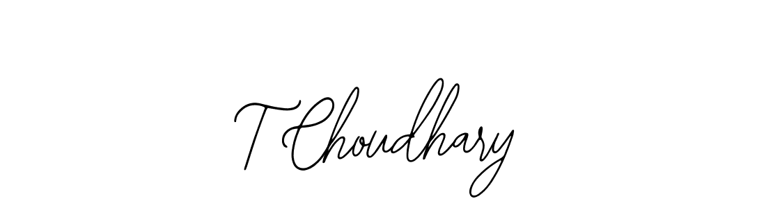 Also You can easily find your signature by using the search form. We will create T Choudhary name handwritten signature images for you free of cost using Bearetta-2O07w sign style. T Choudhary signature style 12 images and pictures png