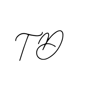 T D stylish signature style. Best Handwritten Sign (Bearetta-2O07w) for my name. Handwritten Signature Collection Ideas for my name T D. T D signature style 12 images and pictures png