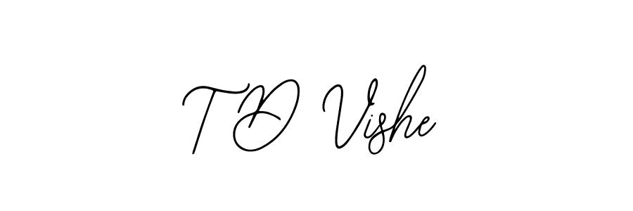 Best and Professional Signature Style for T D Vishe. Bearetta-2O07w Best Signature Style Collection. T D Vishe signature style 12 images and pictures png