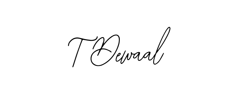 Also You can easily find your signature by using the search form. We will create T Dewaal name handwritten signature images for you free of cost using Bearetta-2O07w sign style. T Dewaal signature style 12 images and pictures png