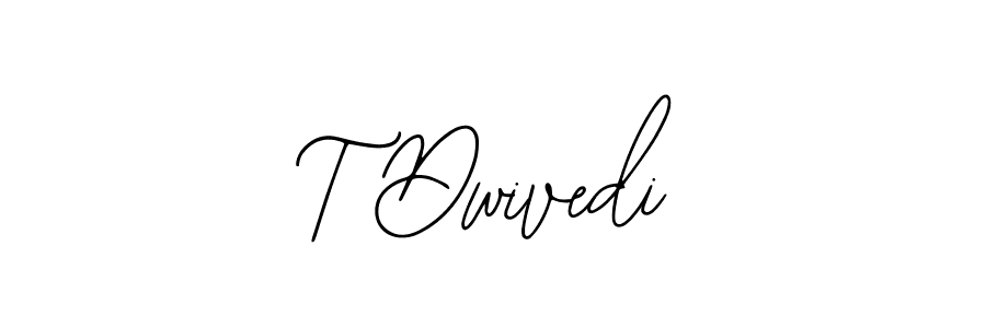 Make a beautiful signature design for name T Dwivedi. Use this online signature maker to create a handwritten signature for free. T Dwivedi signature style 12 images and pictures png