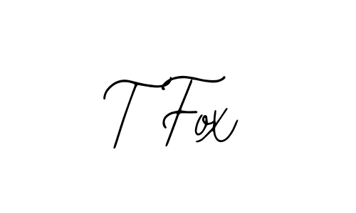 Create a beautiful signature design for name T Fox. With this signature (Bearetta-2O07w) fonts, you can make a handwritten signature for free. T Fox signature style 12 images and pictures png
