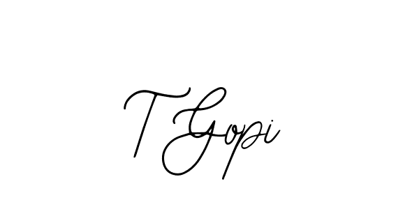 How to Draw T Gopi signature style? Bearetta-2O07w is a latest design signature styles for name T Gopi. T Gopi signature style 12 images and pictures png
