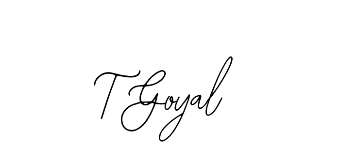 Here are the top 10 professional signature styles for the name T Goyal. These are the best autograph styles you can use for your name. T Goyal signature style 12 images and pictures png