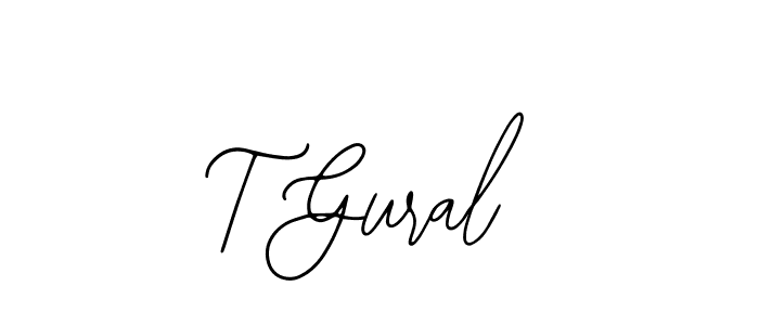 Also we have T Gural name is the best signature style. Create professional handwritten signature collection using Bearetta-2O07w autograph style. T Gural signature style 12 images and pictures png