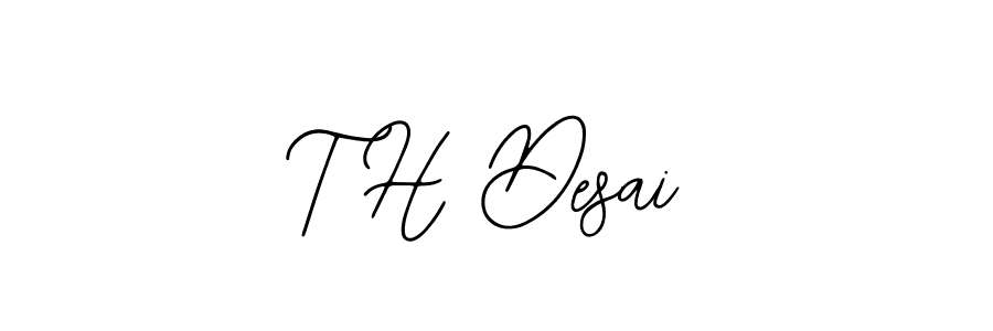 Here are the top 10 professional signature styles for the name T H Desai. These are the best autograph styles you can use for your name. T H Desai signature style 12 images and pictures png