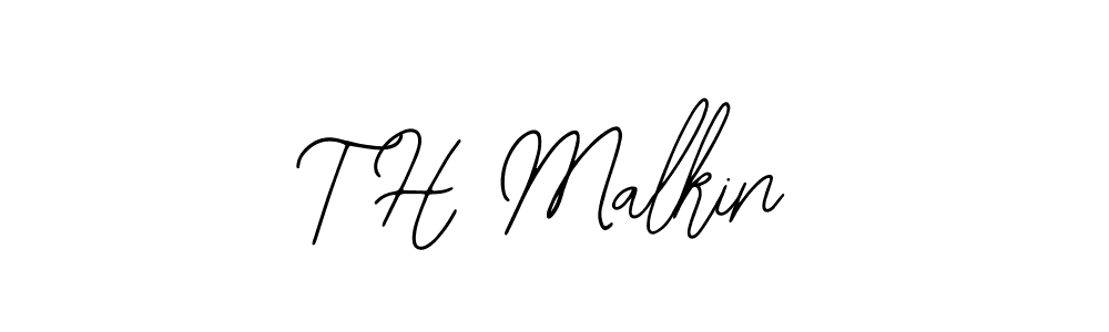 Design your own signature with our free online signature maker. With this signature software, you can create a handwritten (Bearetta-2O07w) signature for name T H Malkin. T H Malkin signature style 12 images and pictures png