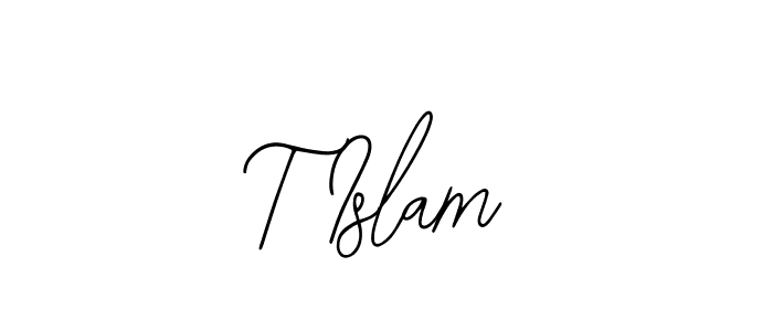 How to Draw T Islam signature style? Bearetta-2O07w is a latest design signature styles for name T Islam. T Islam signature style 12 images and pictures png