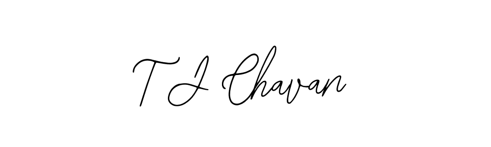 How to make T J Chavan signature? Bearetta-2O07w is a professional autograph style. Create handwritten signature for T J Chavan name. T J Chavan signature style 12 images and pictures png