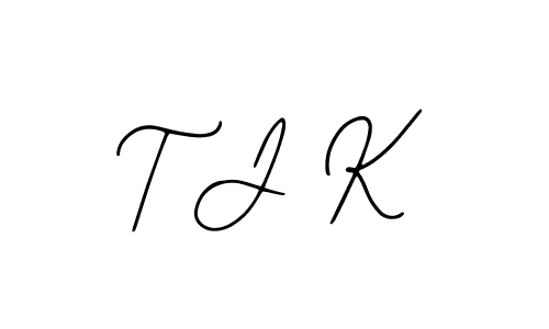 Also we have T J K name is the best signature style. Create professional handwritten signature collection using Bearetta-2O07w autograph style. T J K signature style 12 images and pictures png
