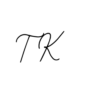 It looks lik you need a new signature style for name T K. Design unique handwritten (Bearetta-2O07w) signature with our free signature maker in just a few clicks. T K signature style 12 images and pictures png