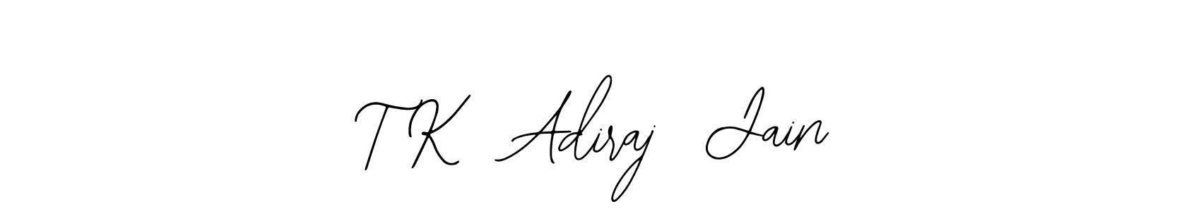 Make a beautiful signature design for name T K  Adiraj  Jain. Use this online signature maker to create a handwritten signature for free. T K  Adiraj  Jain signature style 12 images and pictures png