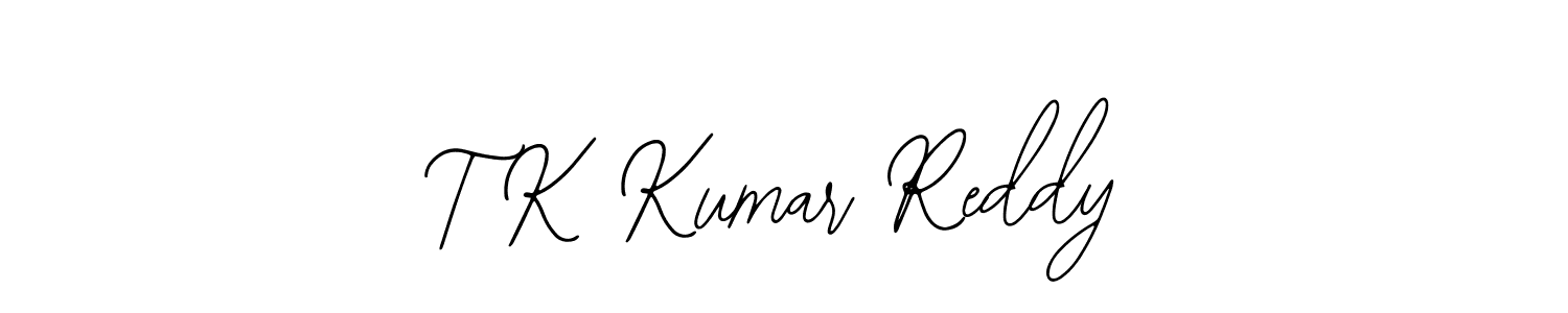 Bearetta-2O07w is a professional signature style that is perfect for those who want to add a touch of class to their signature. It is also a great choice for those who want to make their signature more unique. Get T K Kumar Reddy name to fancy signature for free. T K Kumar Reddy signature style 12 images and pictures png