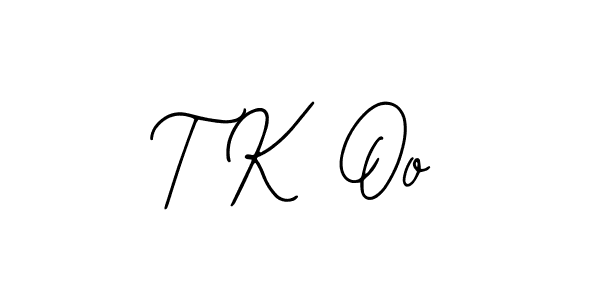 Also You can easily find your signature by using the search form. We will create T K Oo name handwritten signature images for you free of cost using Bearetta-2O07w sign style. T K Oo signature style 12 images and pictures png