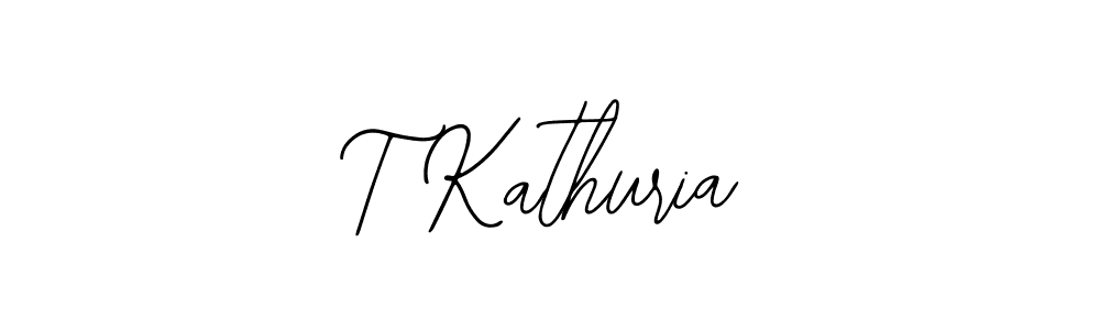 Similarly Bearetta-2O07w is the best handwritten signature design. Signature creator online .You can use it as an online autograph creator for name T Kathuria. T Kathuria signature style 12 images and pictures png