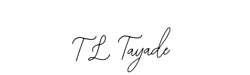 Best and Professional Signature Style for T L Tayade. Bearetta-2O07w Best Signature Style Collection. T L Tayade signature style 12 images and pictures png