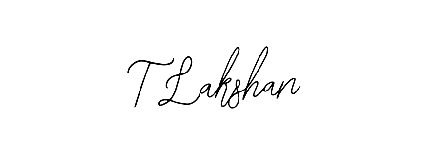 Make a beautiful signature design for name T Lakshan. With this signature (Bearetta-2O07w) style, you can create a handwritten signature for free. T Lakshan signature style 12 images and pictures png