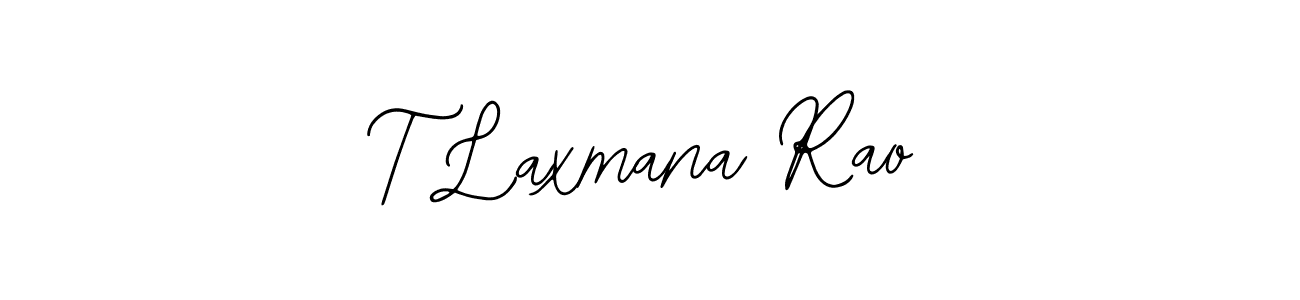 Make a beautiful signature design for name T Laxmana Rao. Use this online signature maker to create a handwritten signature for free. T Laxmana Rao signature style 12 images and pictures png