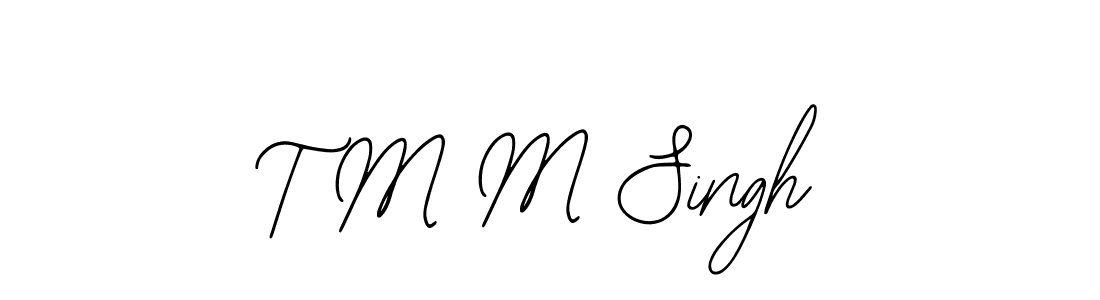 Make a beautiful signature design for name T M M Singh. With this signature (Bearetta-2O07w) style, you can create a handwritten signature for free. T M M Singh signature style 12 images and pictures png