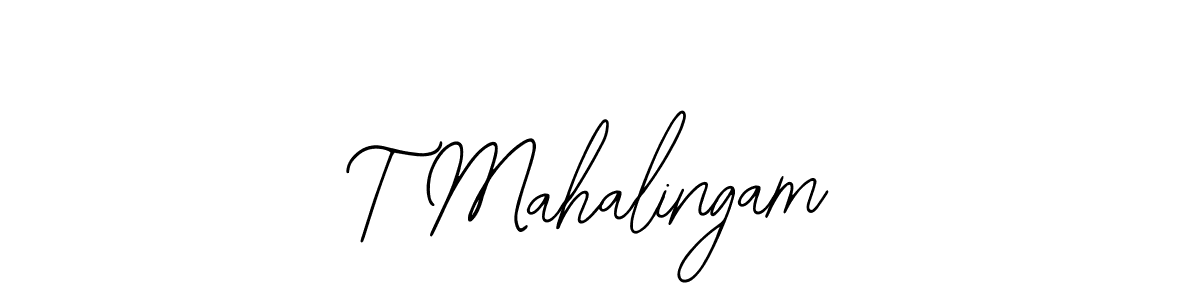 Similarly Bearetta-2O07w is the best handwritten signature design. Signature creator online .You can use it as an online autograph creator for name T Mahalingam. T Mahalingam signature style 12 images and pictures png