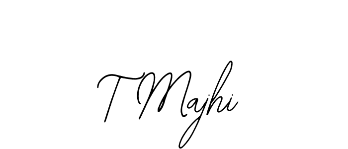 Similarly Bearetta-2O07w is the best handwritten signature design. Signature creator online .You can use it as an online autograph creator for name T Majhi. T Majhi signature style 12 images and pictures png