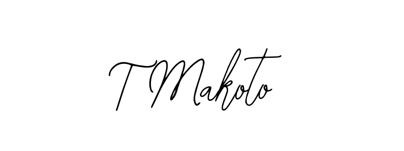 Also we have T Makoto name is the best signature style. Create professional handwritten signature collection using Bearetta-2O07w autograph style. T Makoto signature style 12 images and pictures png