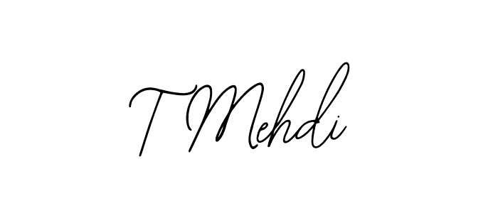 T Mehdi stylish signature style. Best Handwritten Sign (Bearetta-2O07w) for my name. Handwritten Signature Collection Ideas for my name T Mehdi. T Mehdi signature style 12 images and pictures png