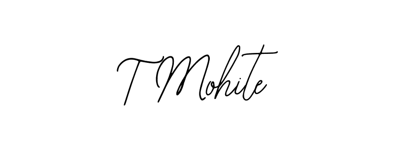 Create a beautiful signature design for name T Mohite. With this signature (Bearetta-2O07w) fonts, you can make a handwritten signature for free. T Mohite signature style 12 images and pictures png
