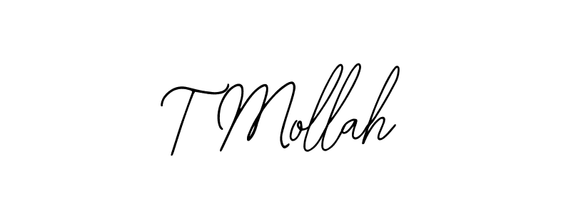 Make a beautiful signature design for name T Mollah. Use this online signature maker to create a handwritten signature for free. T Mollah signature style 12 images and pictures png