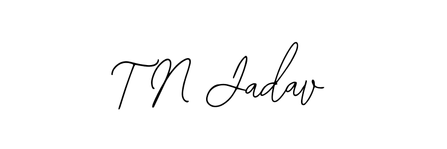 It looks lik you need a new signature style for name T N Jadav. Design unique handwritten (Bearetta-2O07w) signature with our free signature maker in just a few clicks. T N Jadav signature style 12 images and pictures png