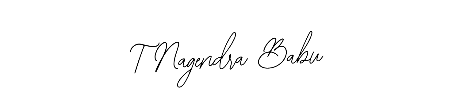 You should practise on your own different ways (Bearetta-2O07w) to write your name (T Nagendra Babu) in signature. don't let someone else do it for you. T Nagendra Babu signature style 12 images and pictures png