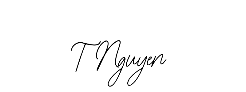 T Nguyen stylish signature style. Best Handwritten Sign (Bearetta-2O07w) for my name. Handwritten Signature Collection Ideas for my name T Nguyen. T Nguyen signature style 12 images and pictures png