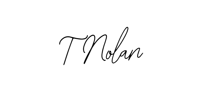 The best way (Bearetta-2O07w) to make a short signature is to pick only two or three words in your name. The name T Nolan include a total of six letters. For converting this name. T Nolan signature style 12 images and pictures png