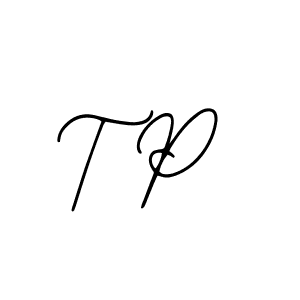 Make a beautiful signature design for name T P. With this signature (Bearetta-2O07w) style, you can create a handwritten signature for free. T P signature style 12 images and pictures png