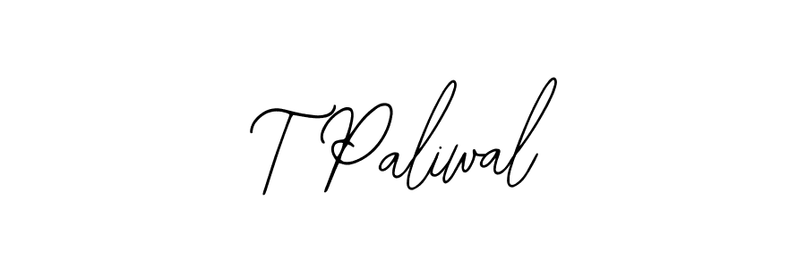 Make a short T Paliwal signature style. Manage your documents anywhere anytime using Bearetta-2O07w. Create and add eSignatures, submit forms, share and send files easily. T Paliwal signature style 12 images and pictures png